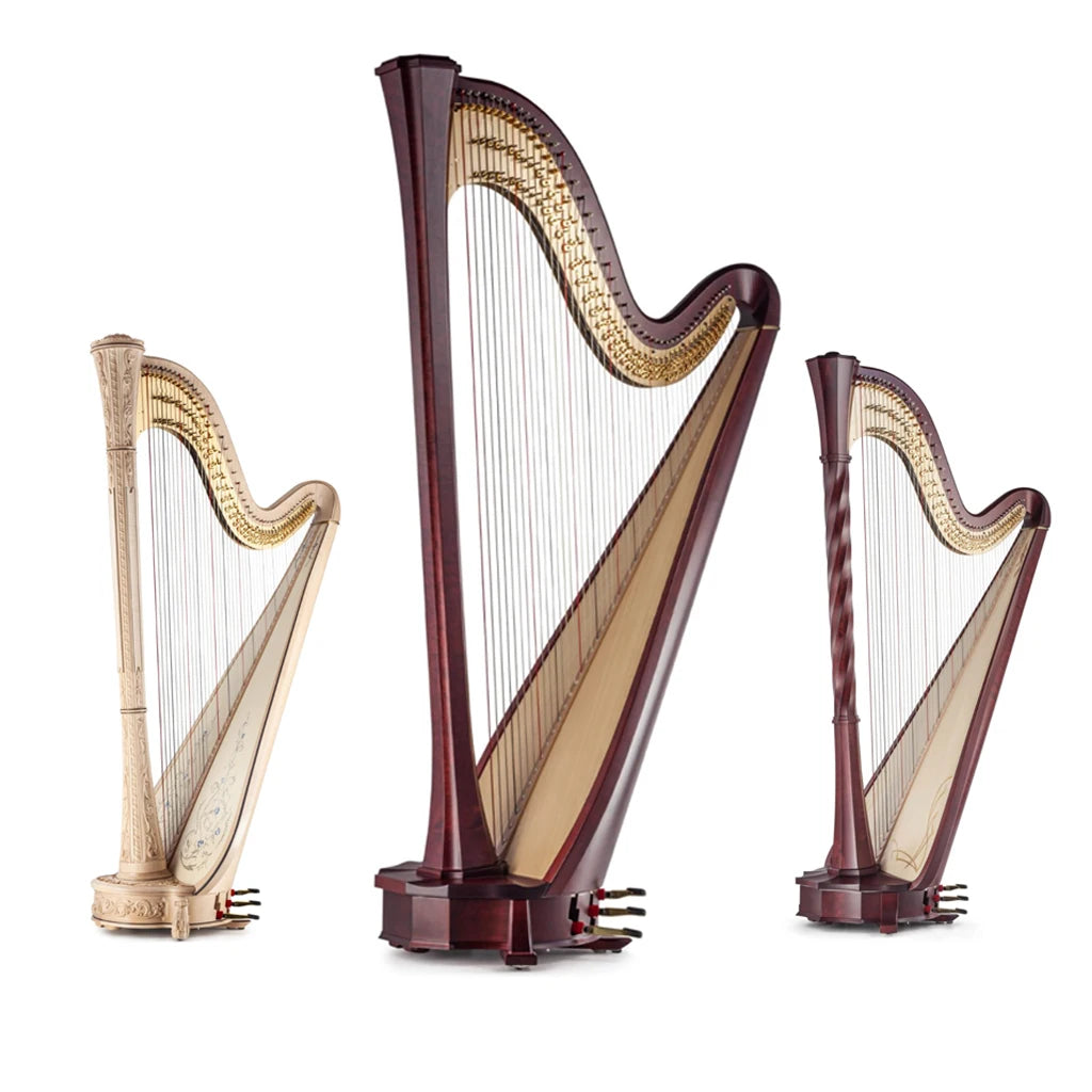 NAOMI Classical Professional Pedal Harp Level Harps Premium 47 Strings Harp Sound Excellence High Quality