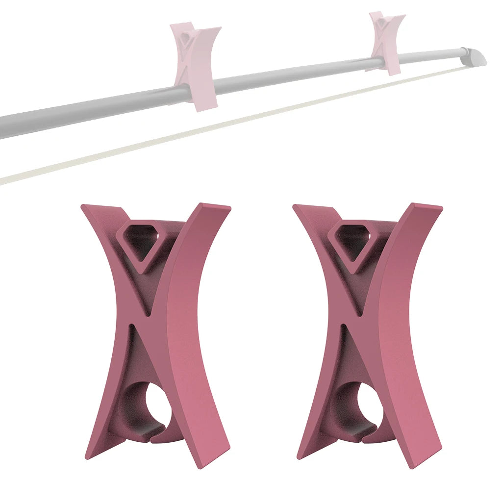 2PCS Violin Bow Stopper Student Bows Practice Assistant Universal Silicone Arco For Violino Accessories Beginner Kids Learning