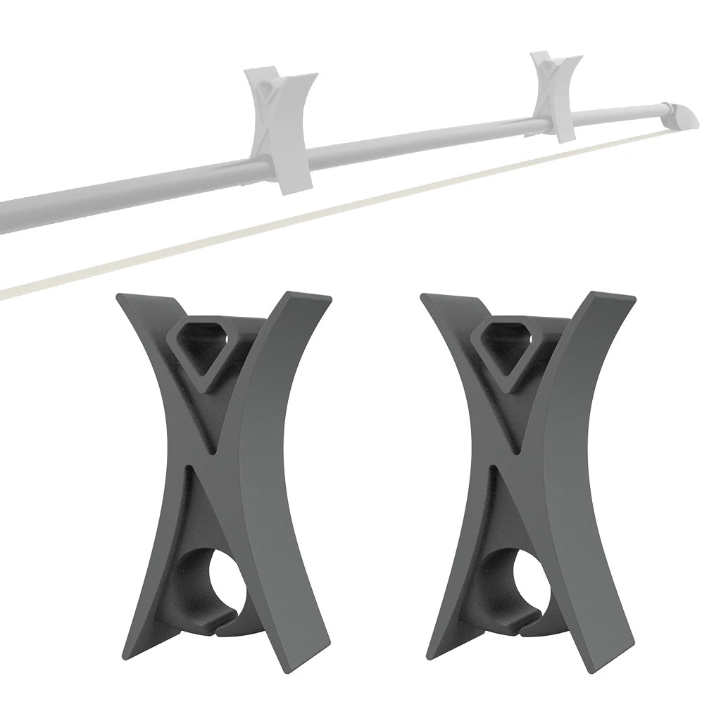 2PCS Violin Bow Stopper Student Bows Practice Assistant Universal Silicone Arco For Violino Accessories Beginner Kids Learning