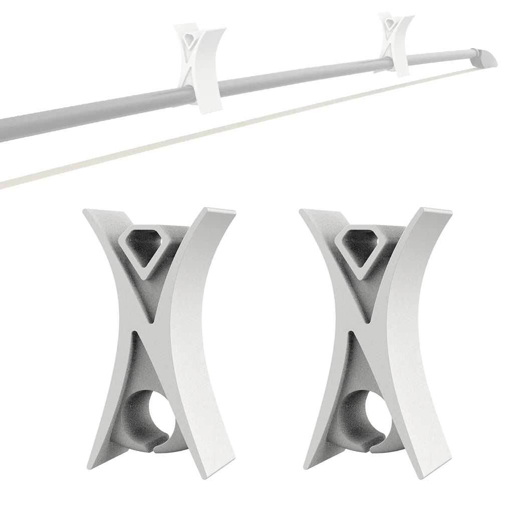 2PCS Violin Bow Stopper Student Bows Practice Assistant Universal Silicone Arco For Violino Accessories Beginner Kids Learning