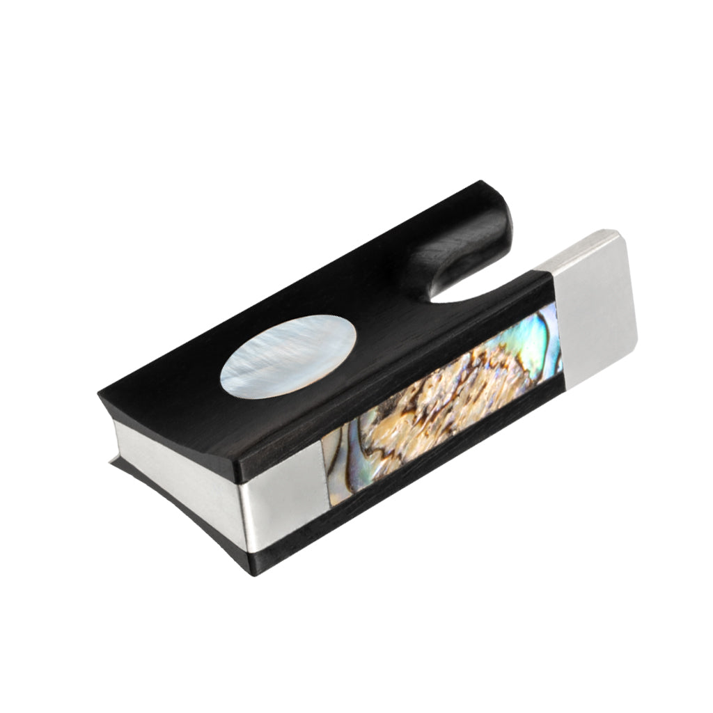 NAOMI 1 Pieces 4/4 Violin Bow Frog Ebony Frog Violinist Replacement VIolin/Viola/Cello Luthier Bow Maker