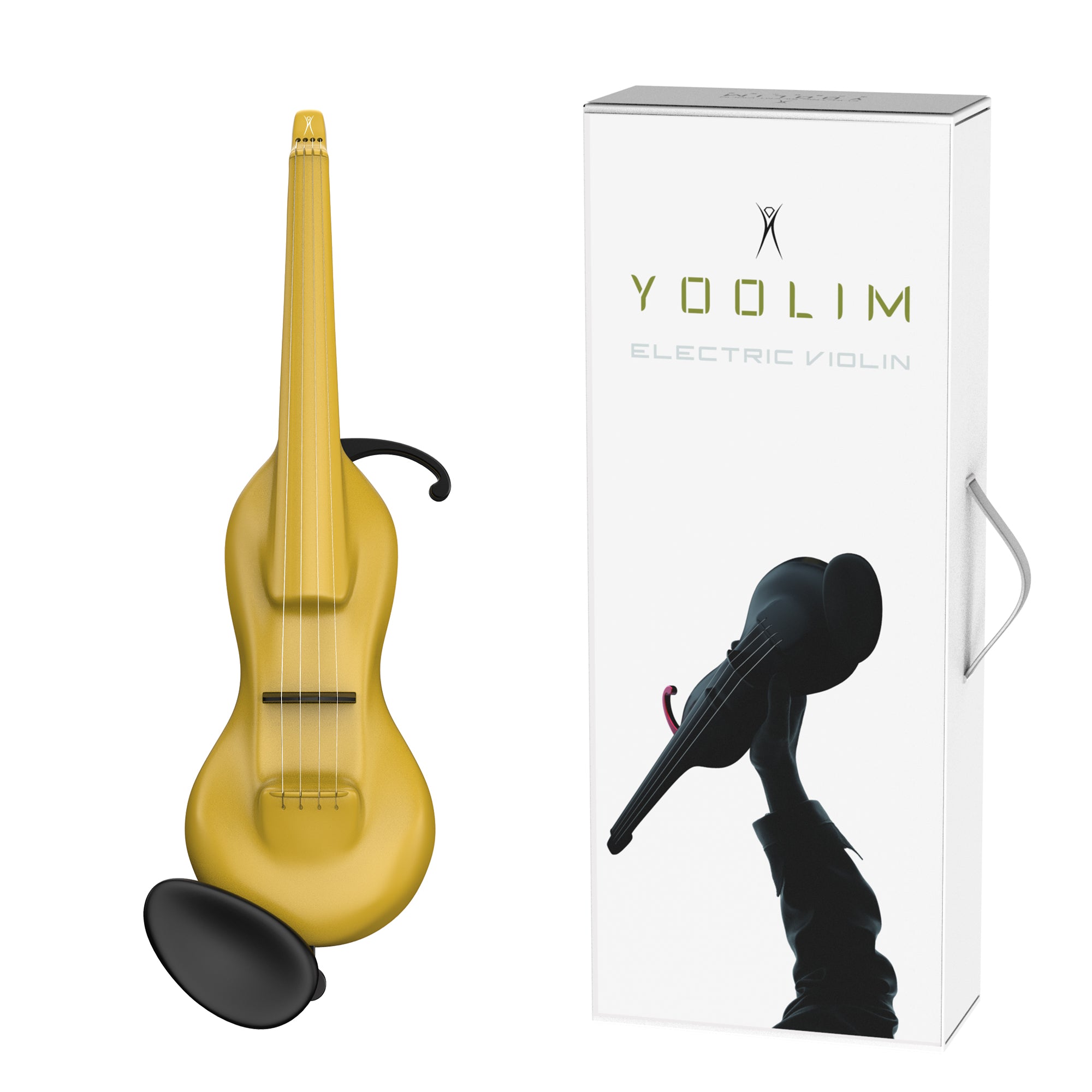 NOVIA 4/4 Electric Violin Carbon Fiber Violins Silent Violino Headless Design Patented