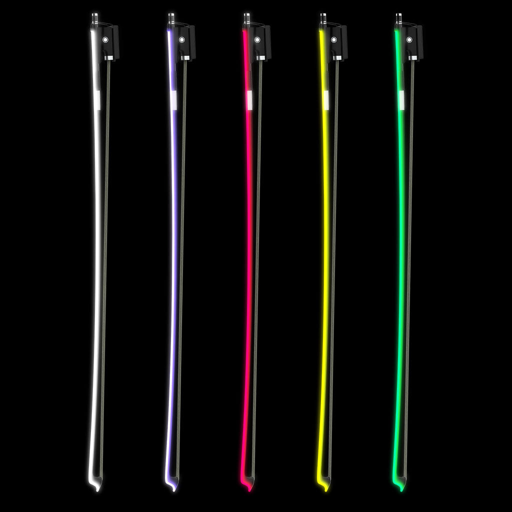 [YOOLIM DESIGN] LED Light Double Bass Bow Carbon Fiber Bow Rechargeable Battery Type-c Input Exciting Lighting Effects