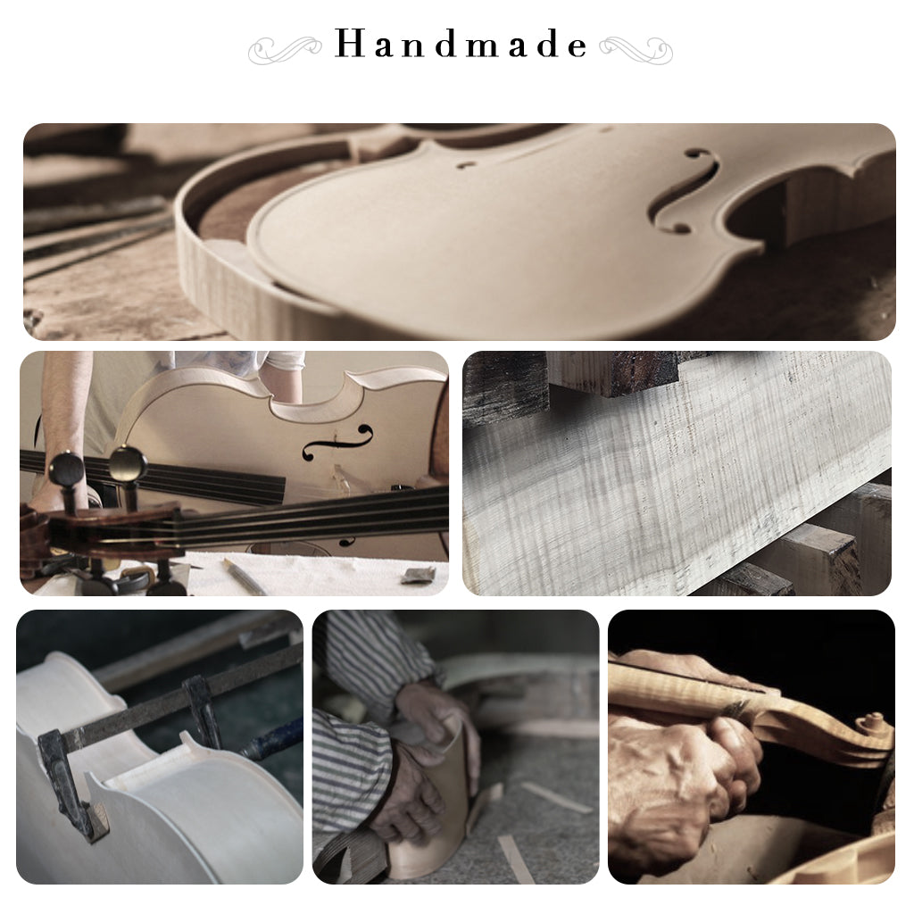 NAOMI Master Level Advanced Stage 4/4 Acoustic Violin European Top Great Flames Back Violino Rich Sound