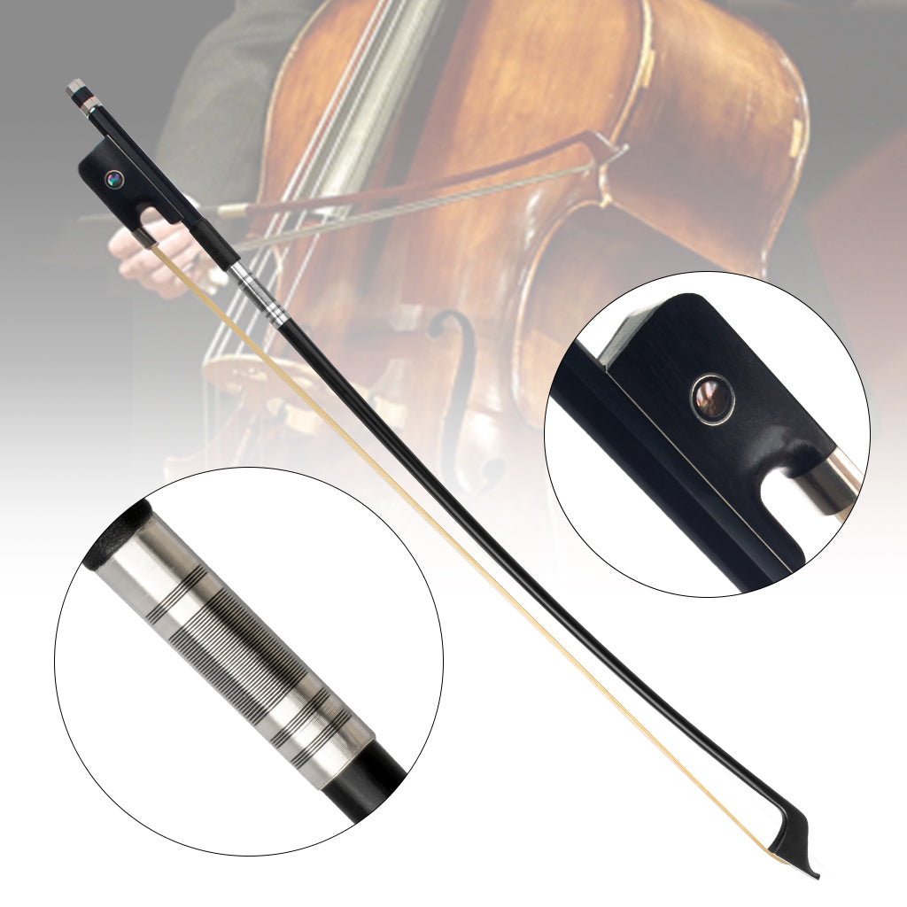 NAOMI Advanced 4/4 3/4 1/2 1/4 1/8 French Style Carbon Fiber Double Bass Bow