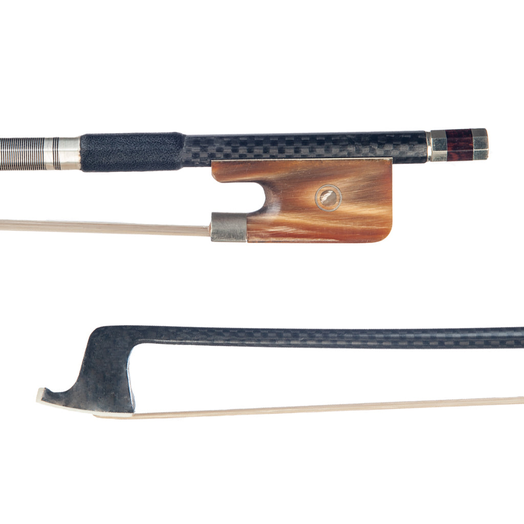 NAOMI Durable 15" 16" Viola Carbon Fiber Bow Ox Frog Real Mongolia Horsehair Viola