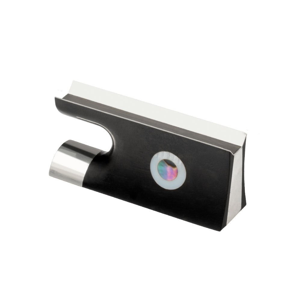 NAOMI Violin Bow Parts 4/4 Violin Bow Frogs Ebony Frog Luthiers Replacement VIolin/Viola/Cello Luthier Bow Maker