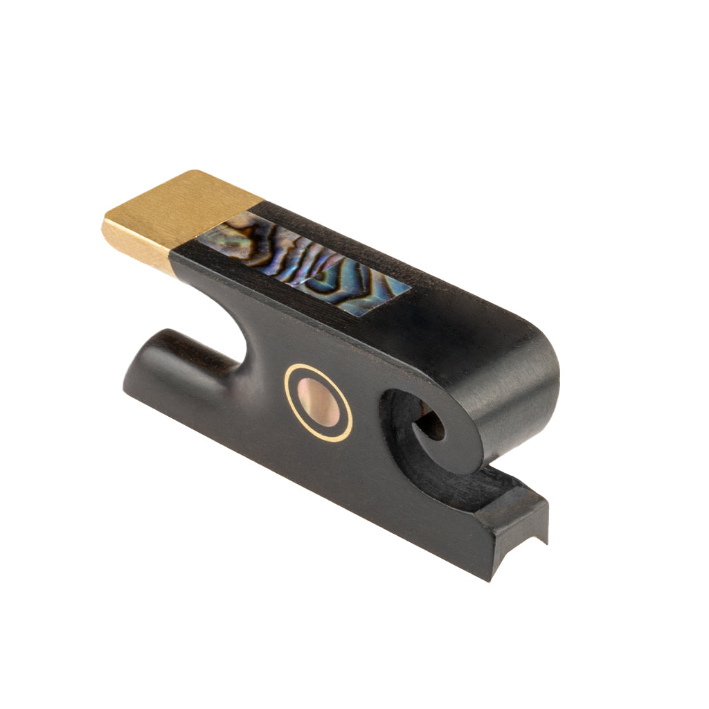 NAOMI Full Size Violin Bow Ox Horn Frog  High Grade Violin Accessories