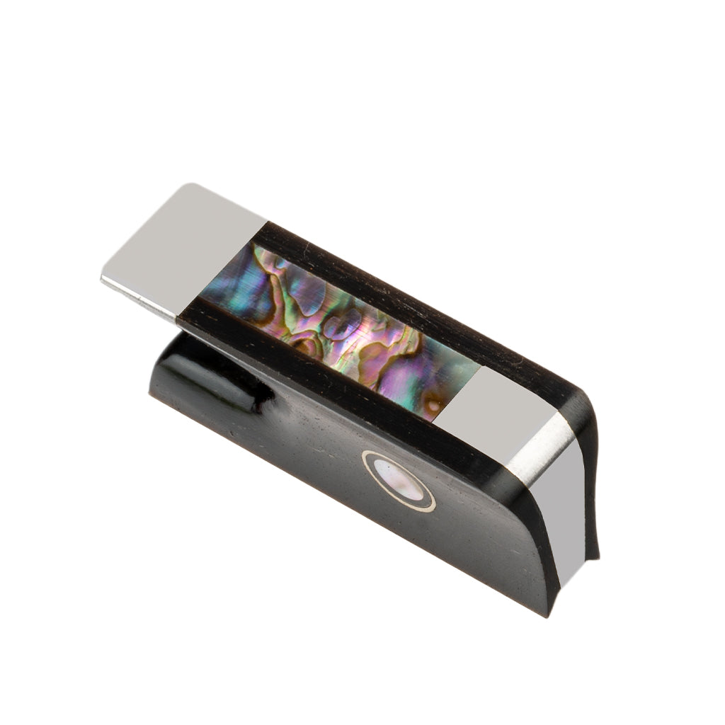 NAOMI Master Black Ox Horn Viola Bow Frog Replacement Viola Luthier DIY