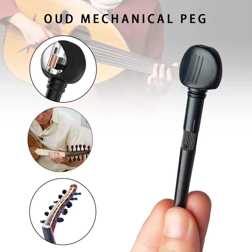 1PC OUD Tuning Pegs Machine Heads Geared Tuning Peg for Acoustic OUD Electric Silent OUD Instruments Making