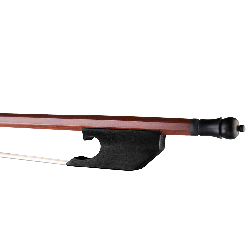 NAOMI Antique Baroque Style Brazilwood Bow 4/4 Violin Bow Round Stick W/ Spray Shape Ebony Frog