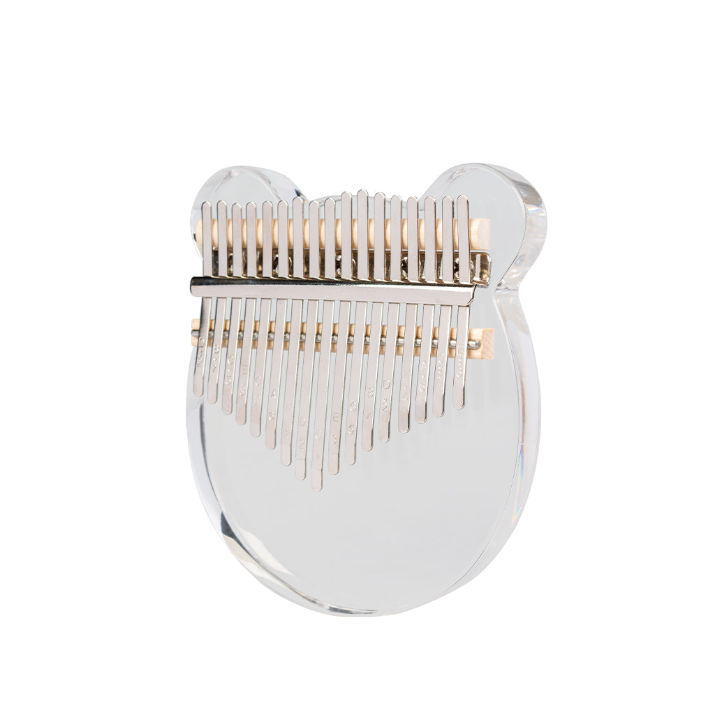 NAOMI 17 Keys Thumb Piano With Eva Bag Crystal Kalimba Acrylic Mbira Finger Piano Gifts For Kids Adult Beginners W/Tuning Hammer