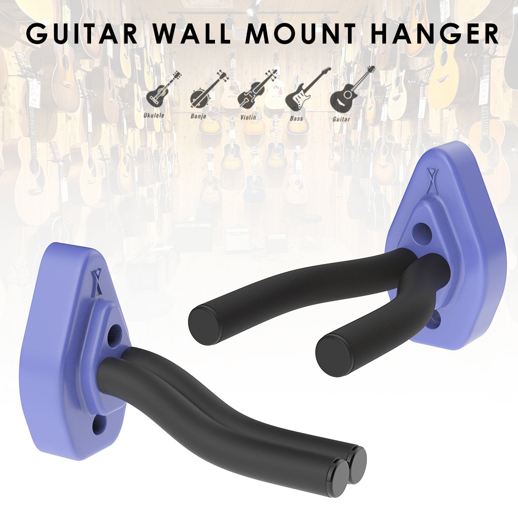 [YOOLIM DESIGN]  Guitar Wall Mount Hanger Holder Guitar Accessories Blue Color