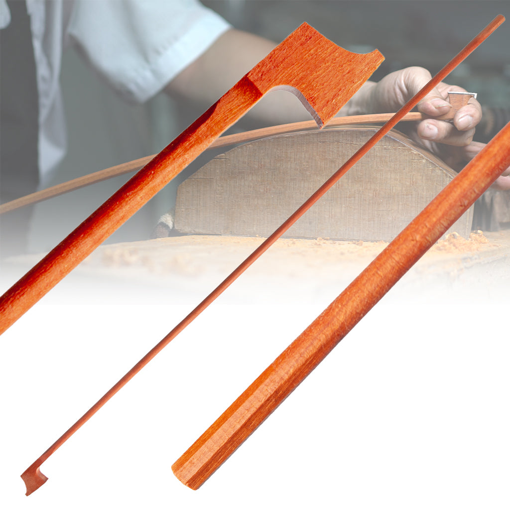 NAOMI Unfinished 4/4 3/4 1//2 1/4 1/8 1/10 1/16 Fiddle Bow Brazilwood Arco Stick Bow Stick