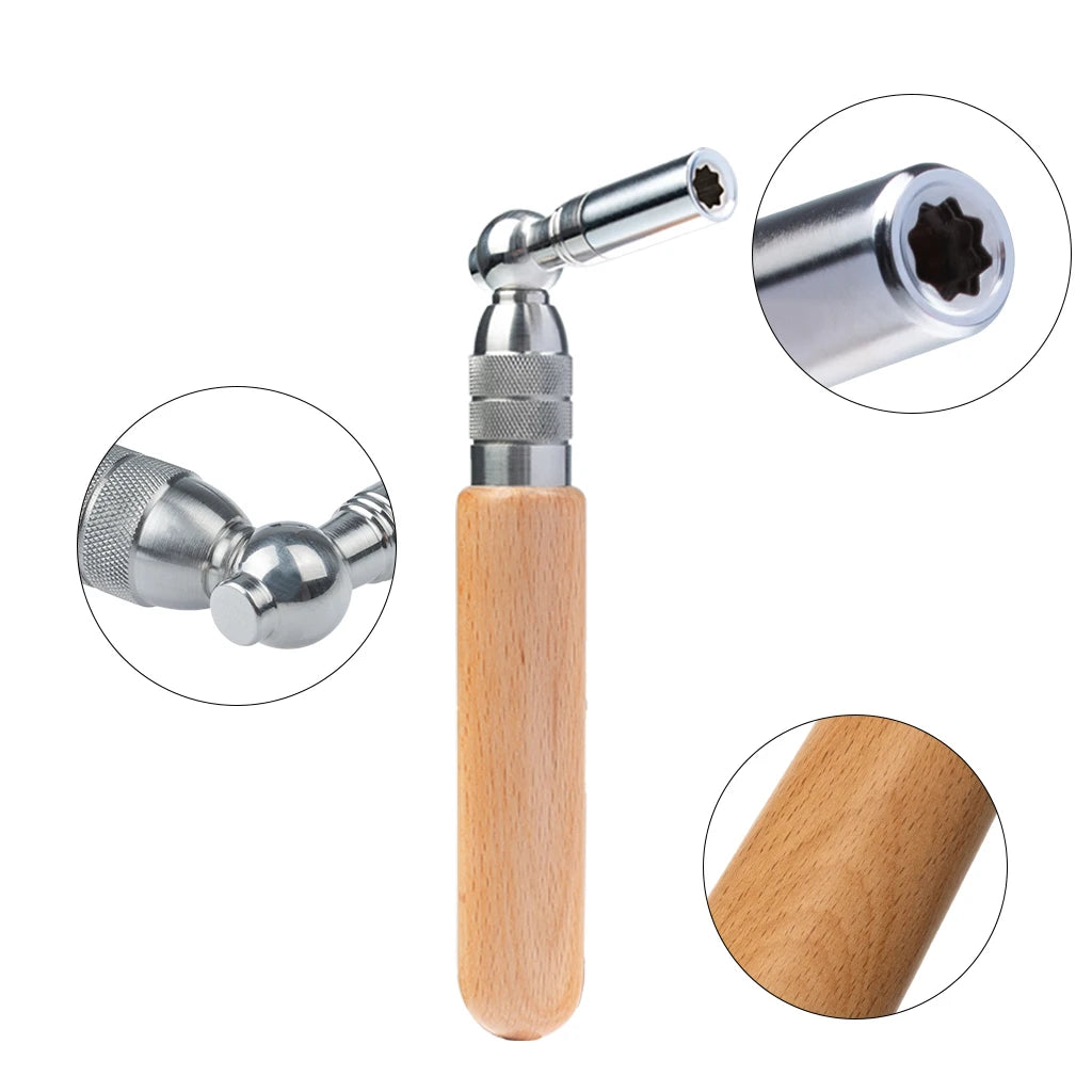 NAOMI Professional Piano Tuning Kit Tuner Star Head L-Shape Hammer Mute Tool Fork Repairing Accessories SET