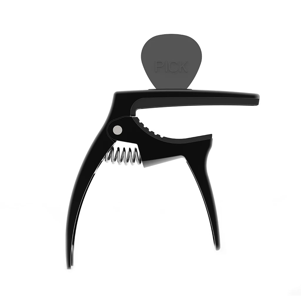 NAOMI Metal Guitar Capo 3-in-1 Multifunction Capo For Acoustic And Electric Guitar With Pick Holder