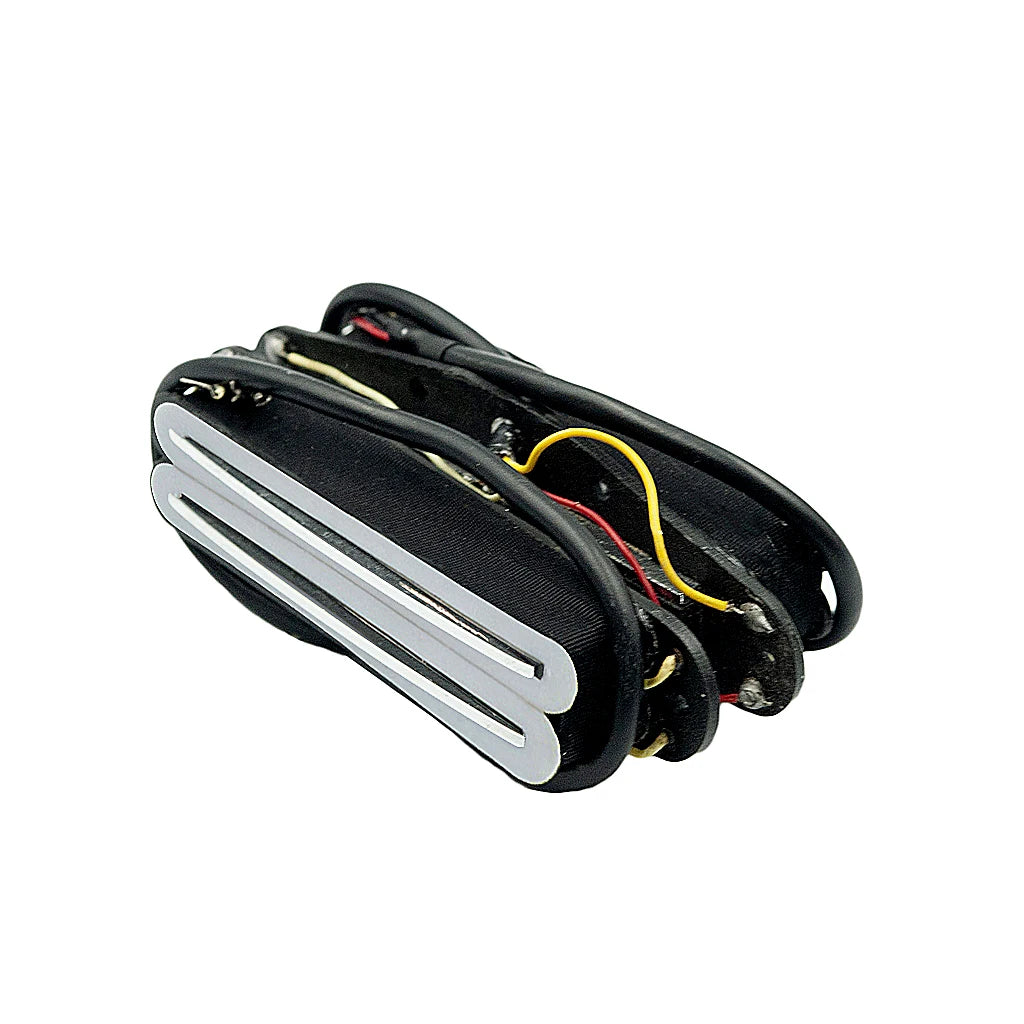 NAOMI 2PCS Dual Hot Rail Style Twin Coil Humbucker Pickup Set w/ Spring And Screws Easy To Install Shield Low Noise