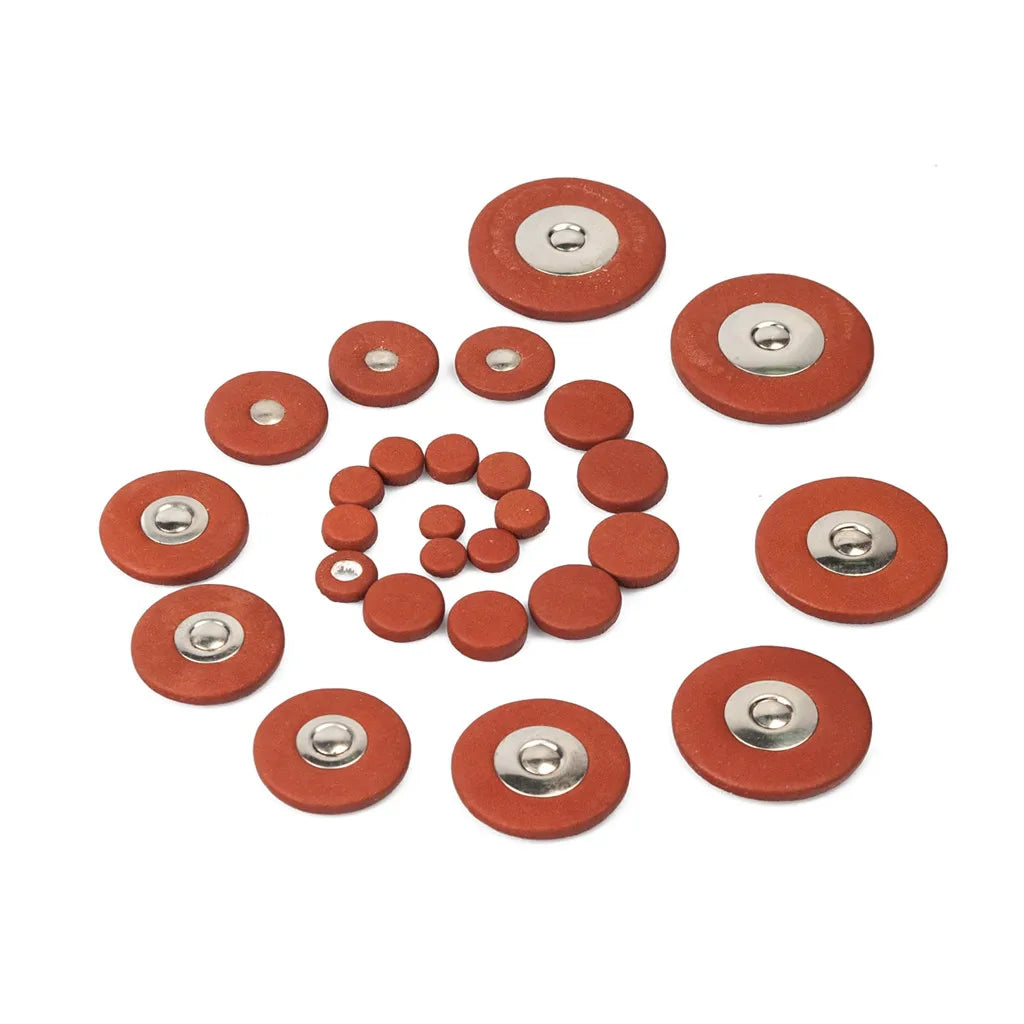 NAOMI Sax Leather Pads Saxophone Pads Accessories Replacement For SELMER Baritone/Tenor/Alto/Soprano Sax 802 803 54 MARK6