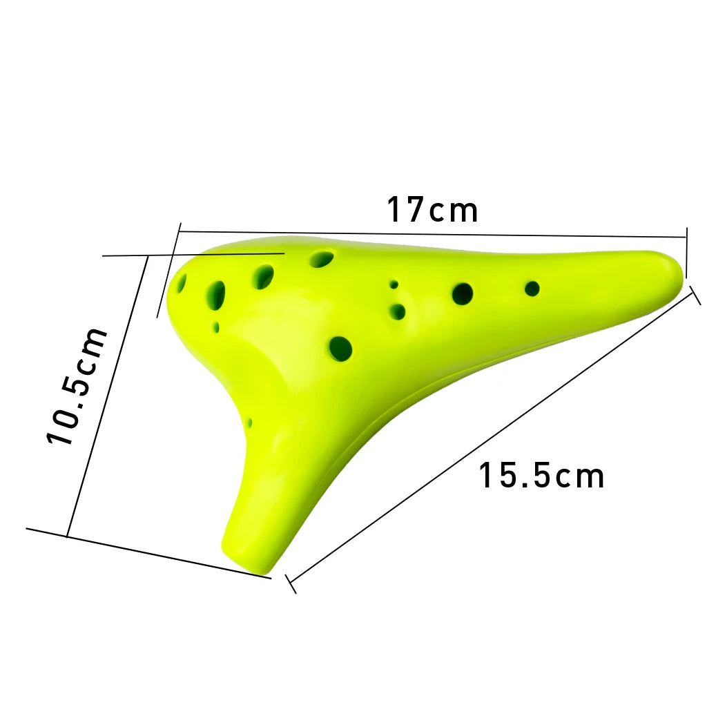 NAOMI 12 Hole Ocarina Classic Style Alto C Resin Ocarina Highly Recommended Wind Music Instrument Gift Idea Beautiful Sound