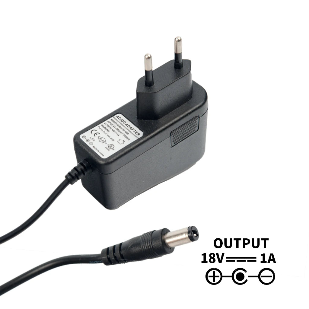 NAOMI 9V/18V 800mA/1A/1.5A US/EU/UK/AU/EUR Plug Power Adapter Guitar Pedal Power Supply DC Tip Negative