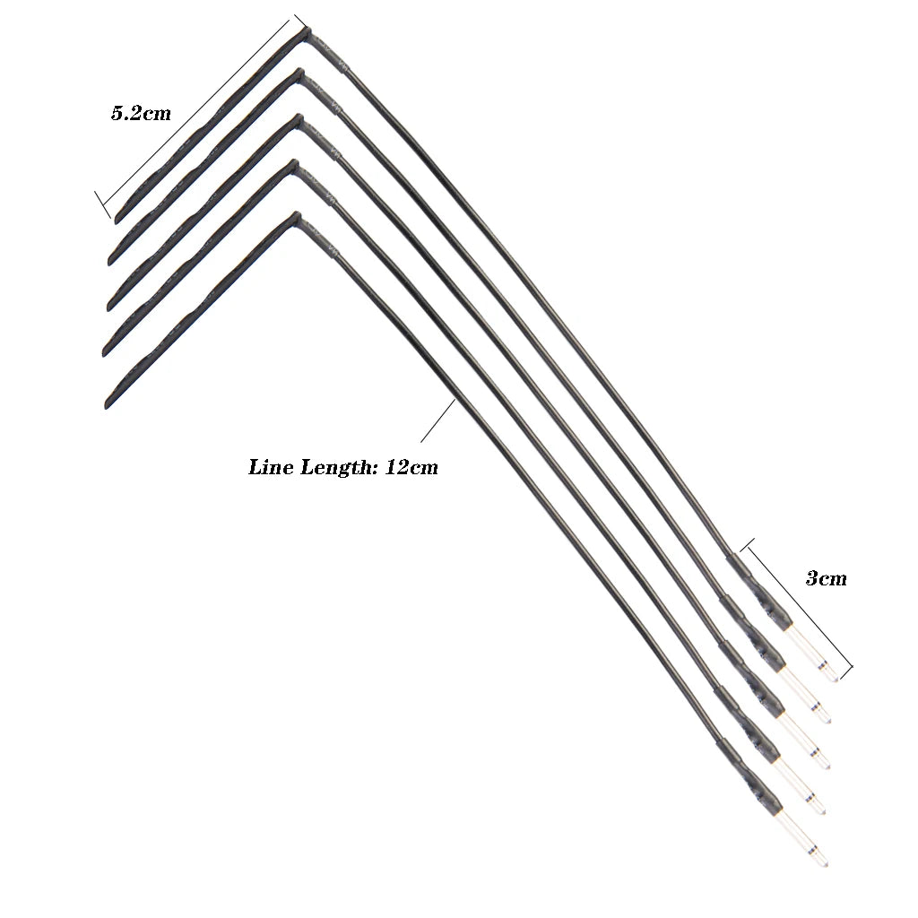 NAOMI 5pcs/1set High Sensitive Under-Saddle Passive Piezo Ukulele Piezo Pickup Ubass Piezo Rod Piezo
