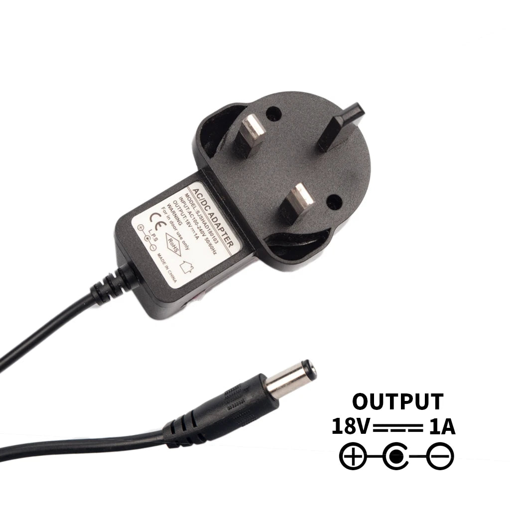 NAOMI 9V/18V 800mA/1A/1.5A US/EU/UK/AU/EUR Plug Power Adapter Guitar Pedal Power Supply DC Tip Negative