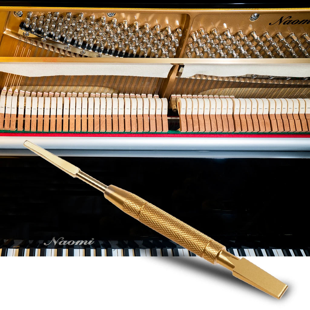 NAOMI Professional Piano Keyboard Bit Reamer Refitting Tool Maintenance Brass For Grand Piano Upright Pianos Keyboards