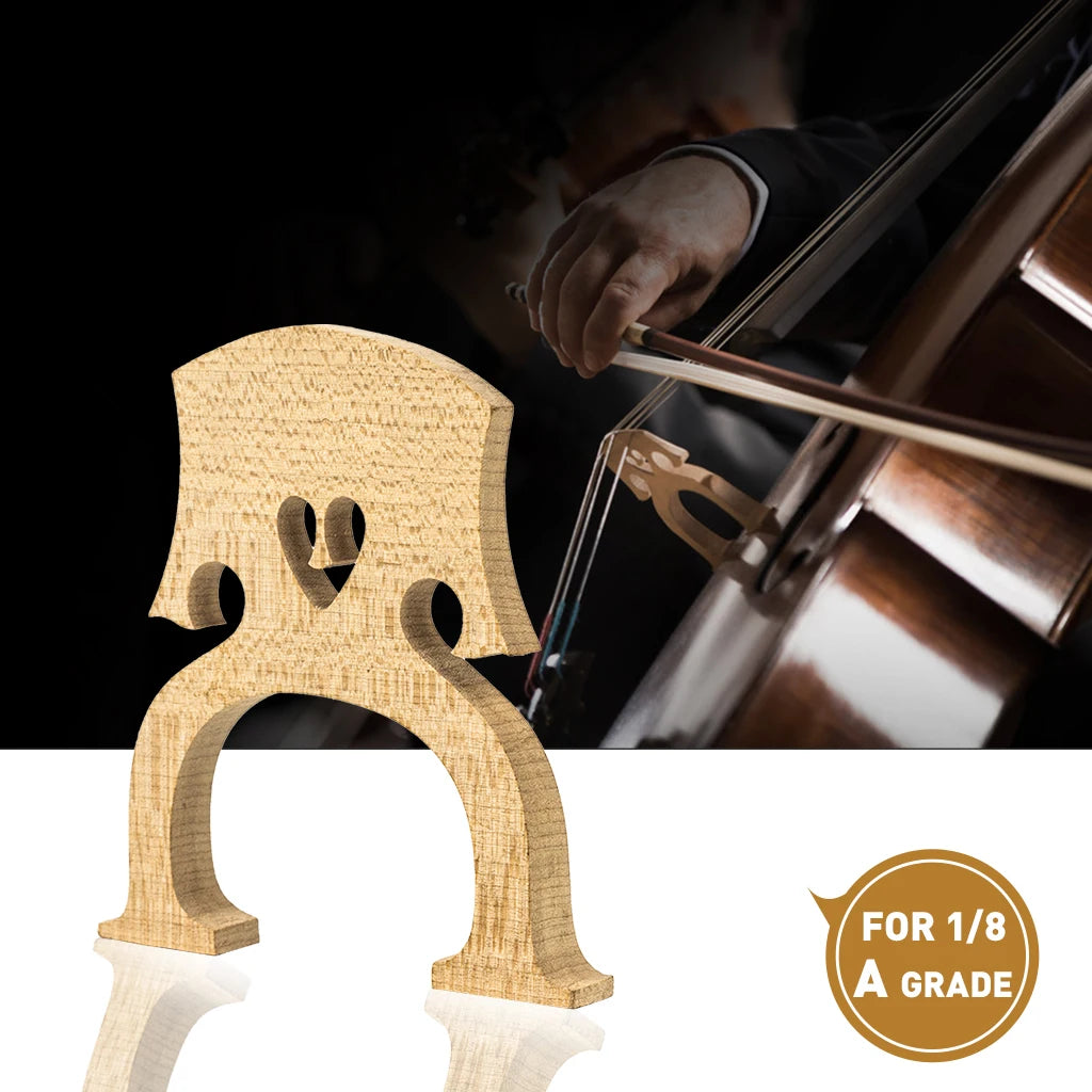 NAOMI Master A Grade Maple Cello Bridge Brazil Style Maple Bridge 4/4 3/4 1/2 1/4 1/8 Cello Bridge