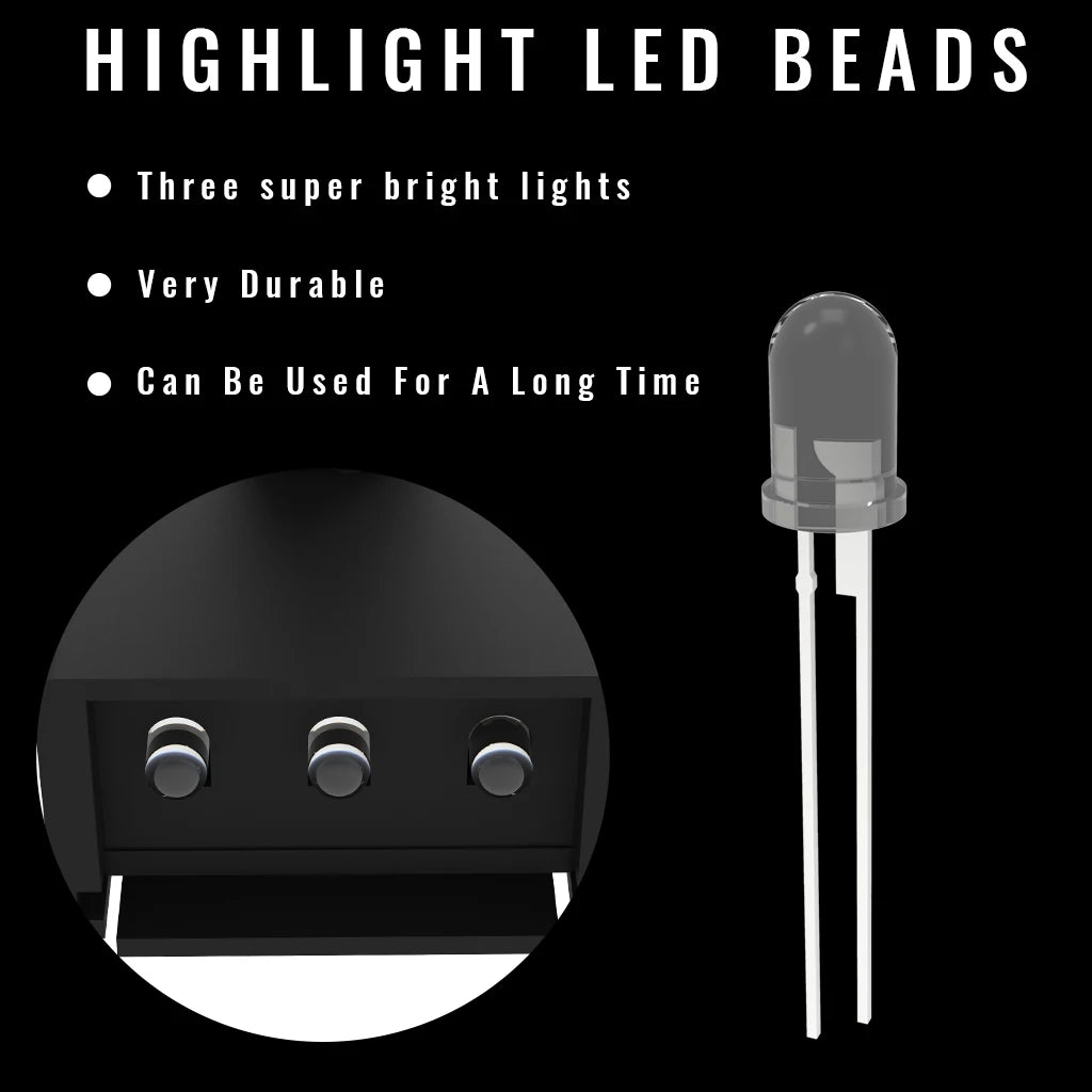 NAOMI White LED Atmosphere Light Hanger 5KG Load-Bearing Glass Fiber Reinforced