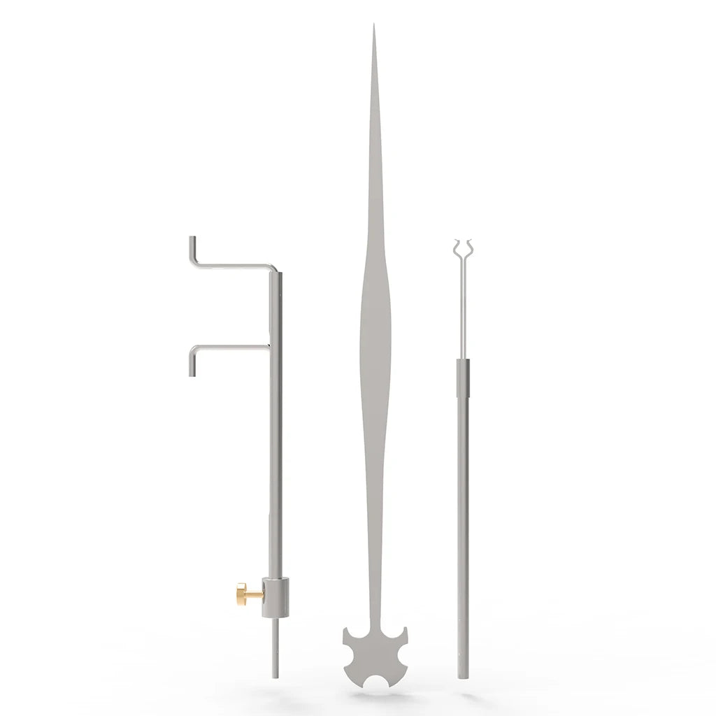 NAOMI Acoustic Cello Sound Post Gauge Tool DIY Luthier Chrome-Plated Cello Sound Post Gague Luthier Making Repair Tools SET