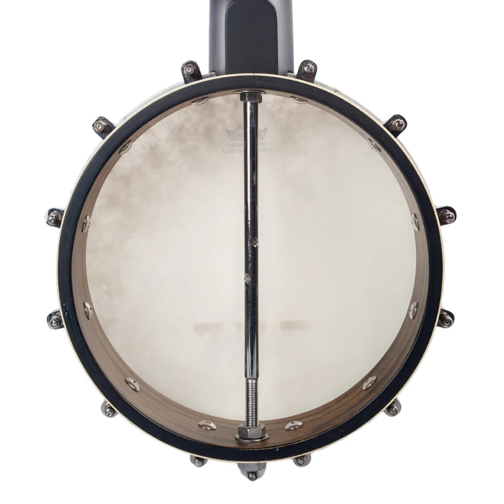 NAOMI 23 Inch Banjo 18 Frets Concert Scale 4 String Banjolele Satin Vintage Mahogany Chrome-Plated Hardware