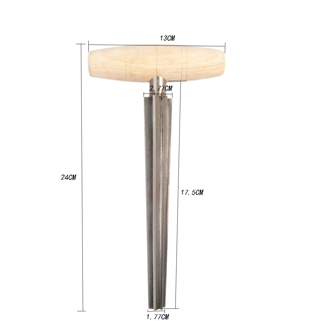 NAOMI Violin Cello Reamer Maple Wood Handle +HSS Level Violin Parts Accessories DIY Violin Luthier Tools