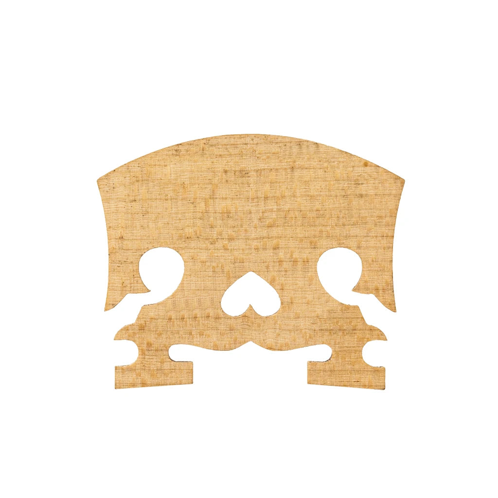NAOMI 1PC-Maple Triditional 4/4 3/4 1/2 1/4 1/8 Size Violin Bridge Upside-Down Heart Baroque Violin Bridge