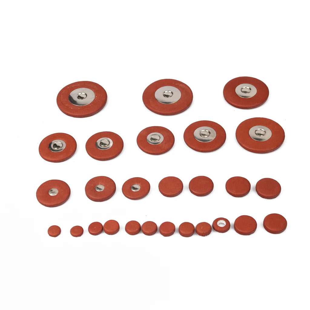 NAOMI Sax Leather Pads Saxophone Pads Accessories Replacement For SELMER Baritone/Tenor/Alto/Soprano Sax 802 803 54 MARK6
