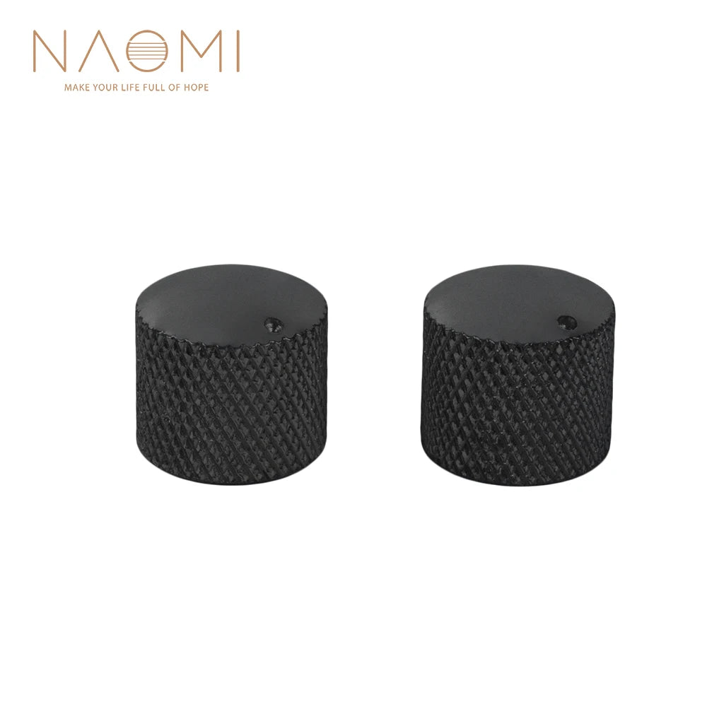 NAOMI Guitar Volume Button Cap Metal Guitar Volume Control Switch Guitar Parts Accessories