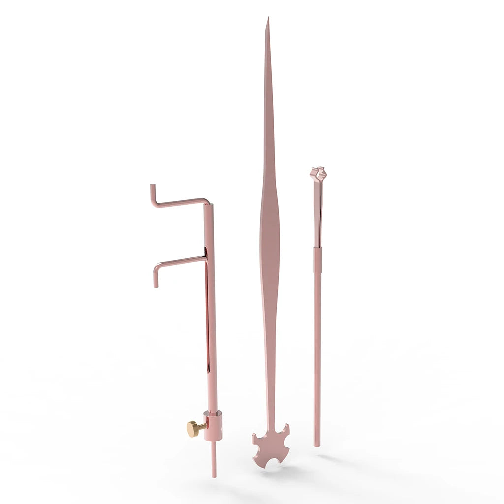 NAOMI 3pcs/1set Cello Sound Post Tools Soundpost Setters/Retrievers/Gauges Stainless Steel Material