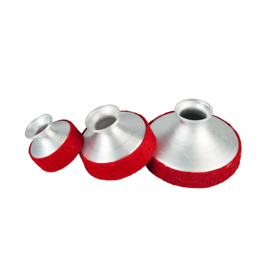 NAOMI 3PCS Lightweight Aluminum Alloy Sax Mute For Alto/ Tenor/ Soprano Saxophone SET