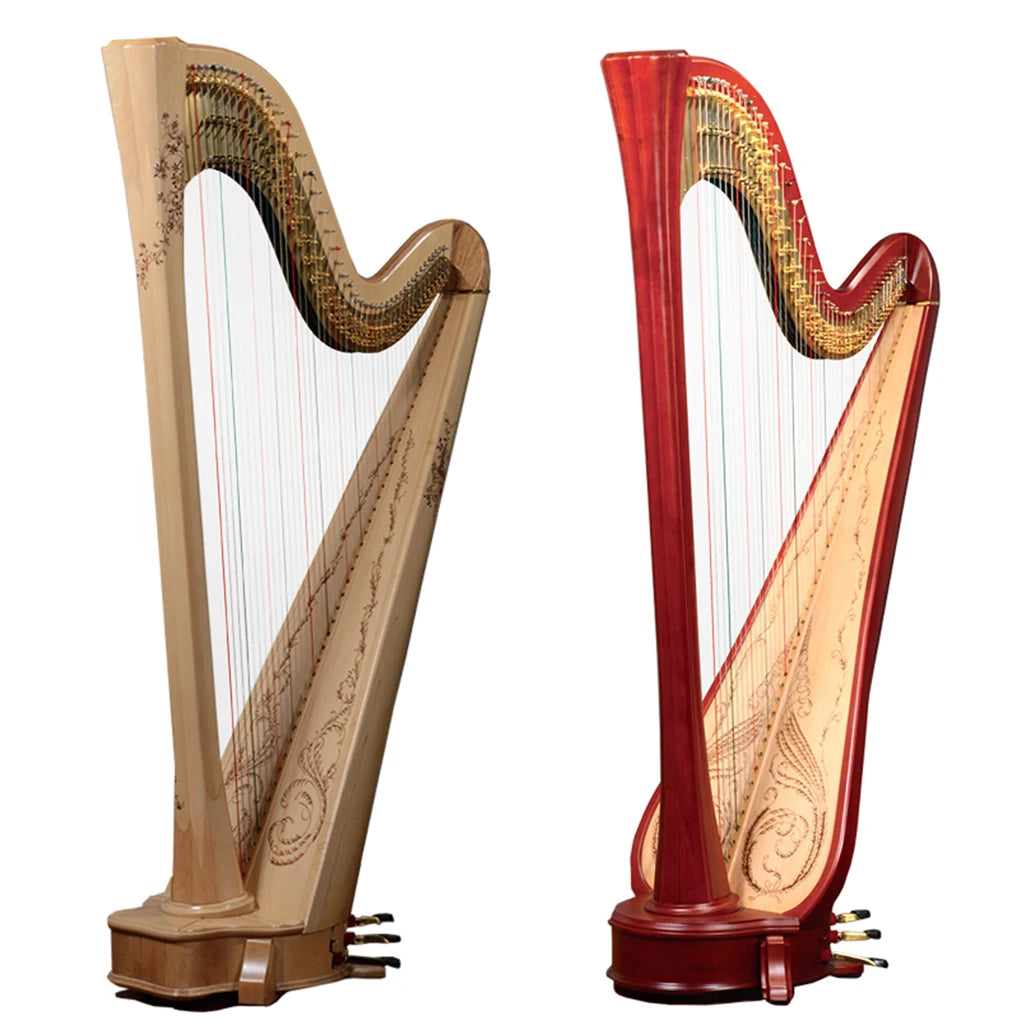 NAOMI Classical Professional Pedal Harp Level Harps Premium 47 Strings Harp Sound Excellence High Quality