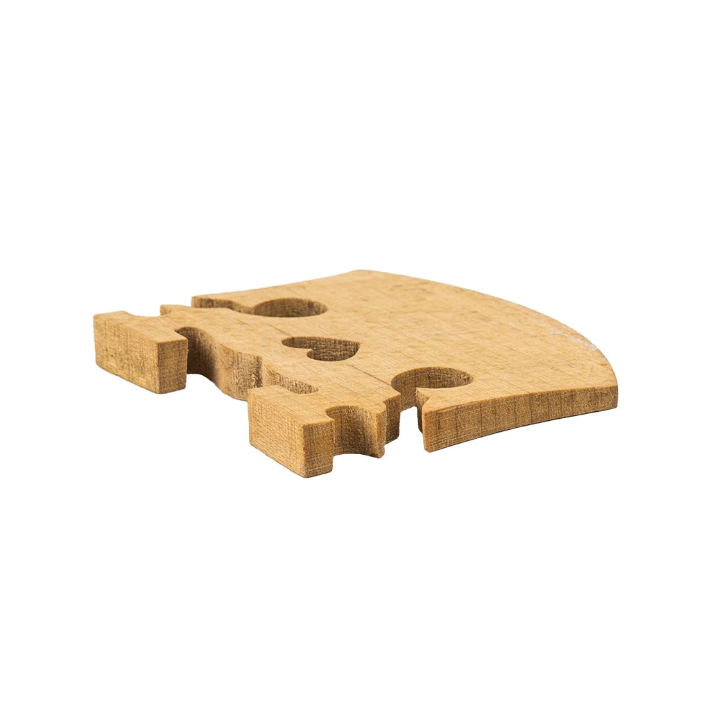 NAOMI 1PC-Maple Triditional 4/4 3/4 1/2 1/4 1/8 Size Violin Bridge Upside-Down Heart Baroque Violin Bridge