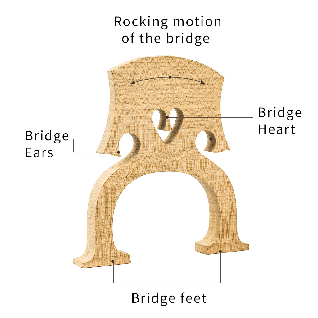 NAOMI Master A Grade Maple Cello Bridge Brazil Style Maple Bridge 4/4 3/4 1/2 1/4 1/8 Cello Bridge