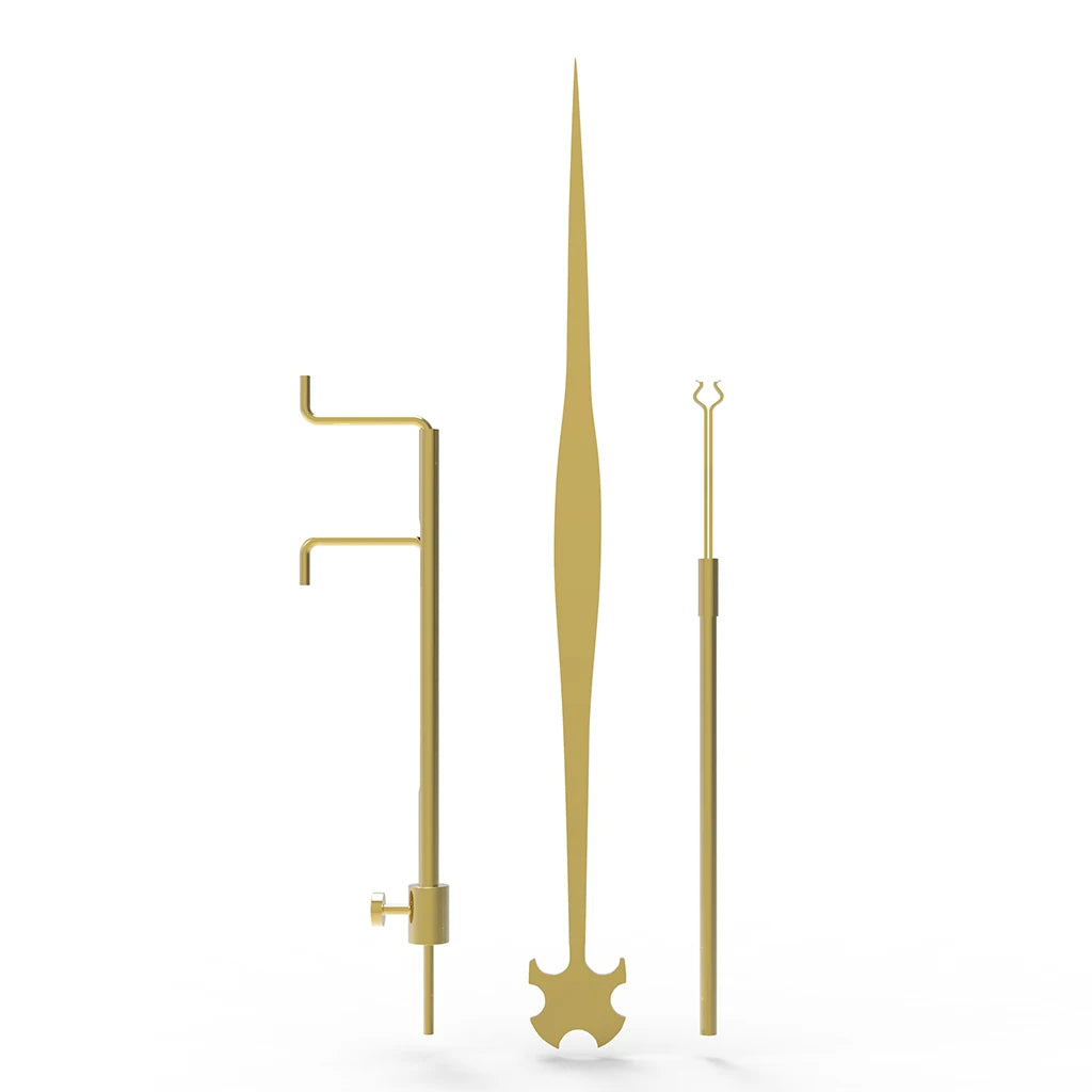 NAOMI 3pcs/1set Cello Sound Post Tools Soundpost Setters/Retrievers/Gauges Stainless Steel Material