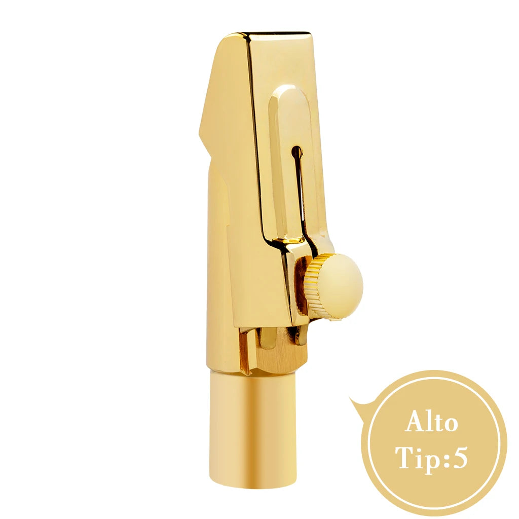 NAOMI Professional Saxophone Alto Metal Mouthpiece Advanced Sax Mouth Pieces 5 Size Option