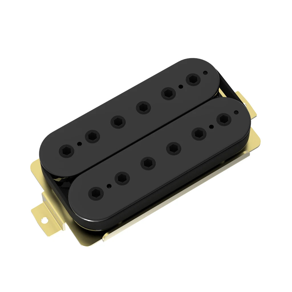 NAOMI 2pcs Electric Guitar Humbucker Pickup Set Neck-Bridge 50-52mm w/ Adjustable Hexagonal Screw Pole Pieces Ceramic Pickup