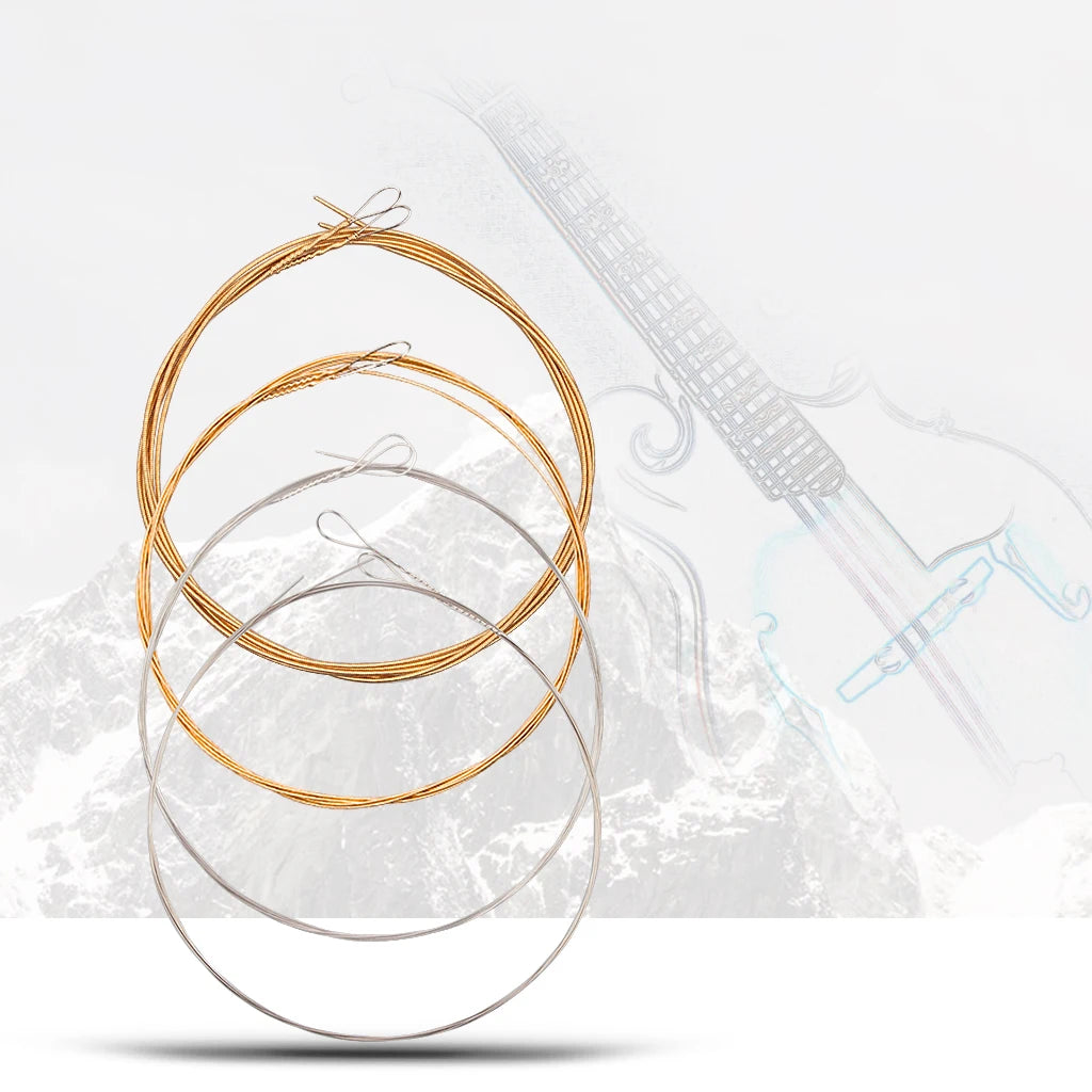 NAOMI Alice AM05 Mandolin Strings Set .011 .015 .026 .040 Strings Gauge E A D G Stainless Steel Core Mandolin Accessories