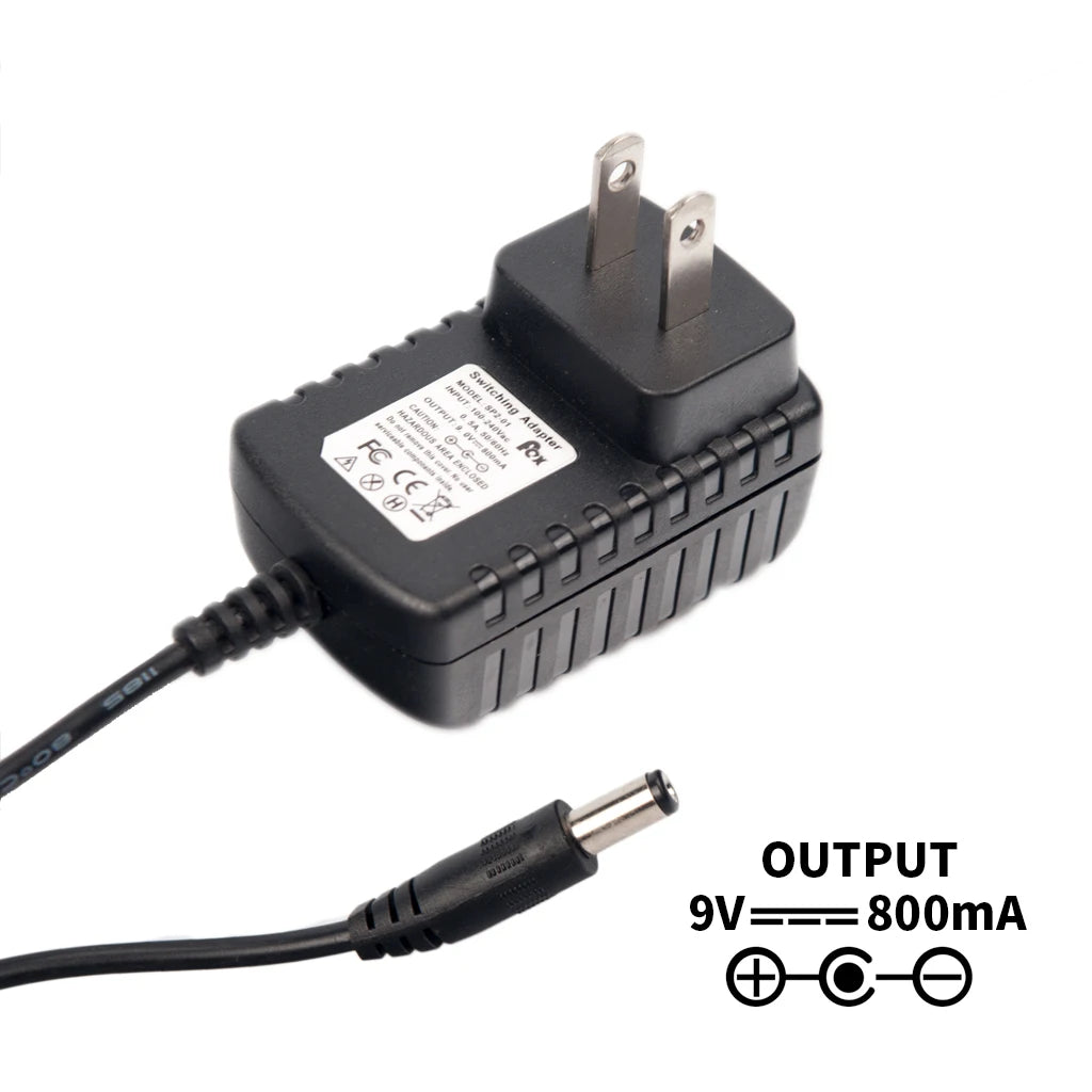 NAOMI 9V/18V 800mA/1A/1.5A US/EU/UK/AU/EUR Plug Power Adapter Guitar Pedal Power Supply DC Tip Negative