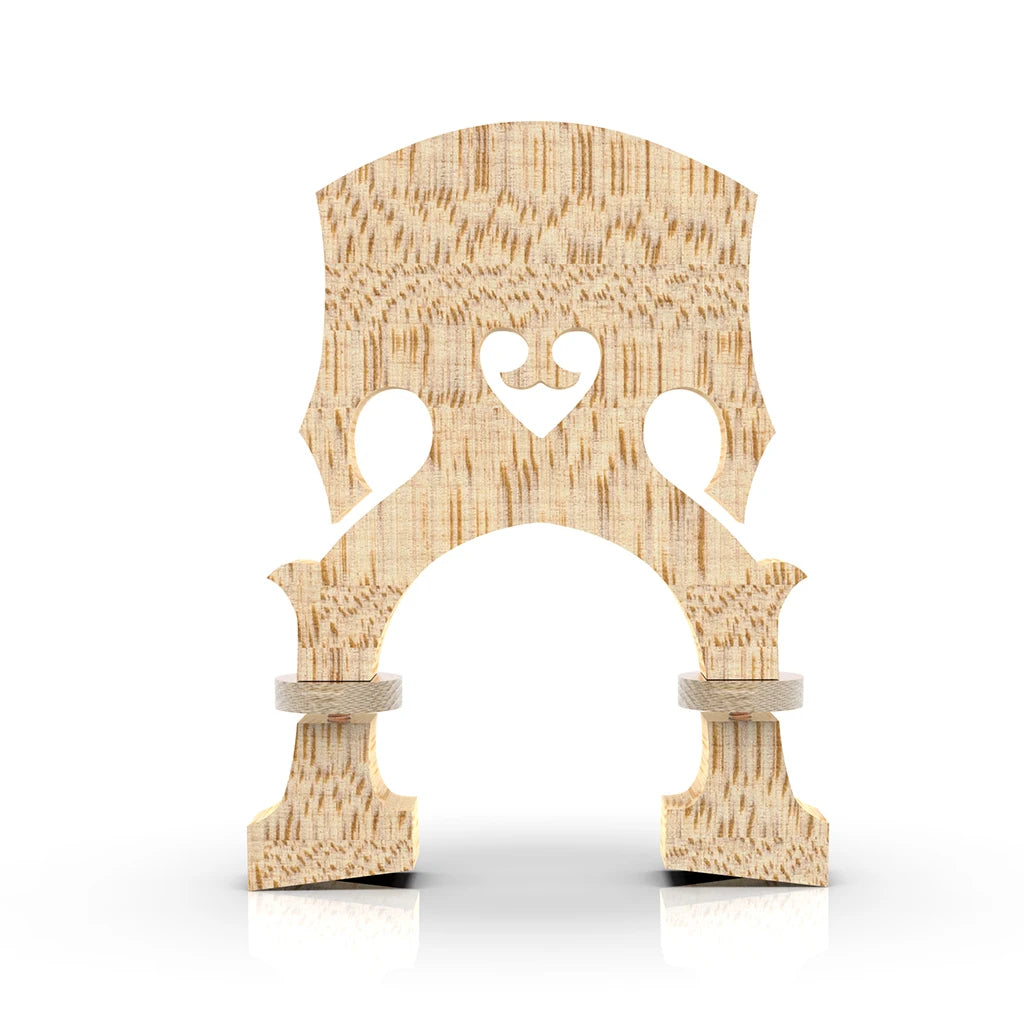 NAOMI Professional Adjustable 4/4 3/4 1/2 Double Bass Bridge Selected AA Grade Maple Wood Bridge