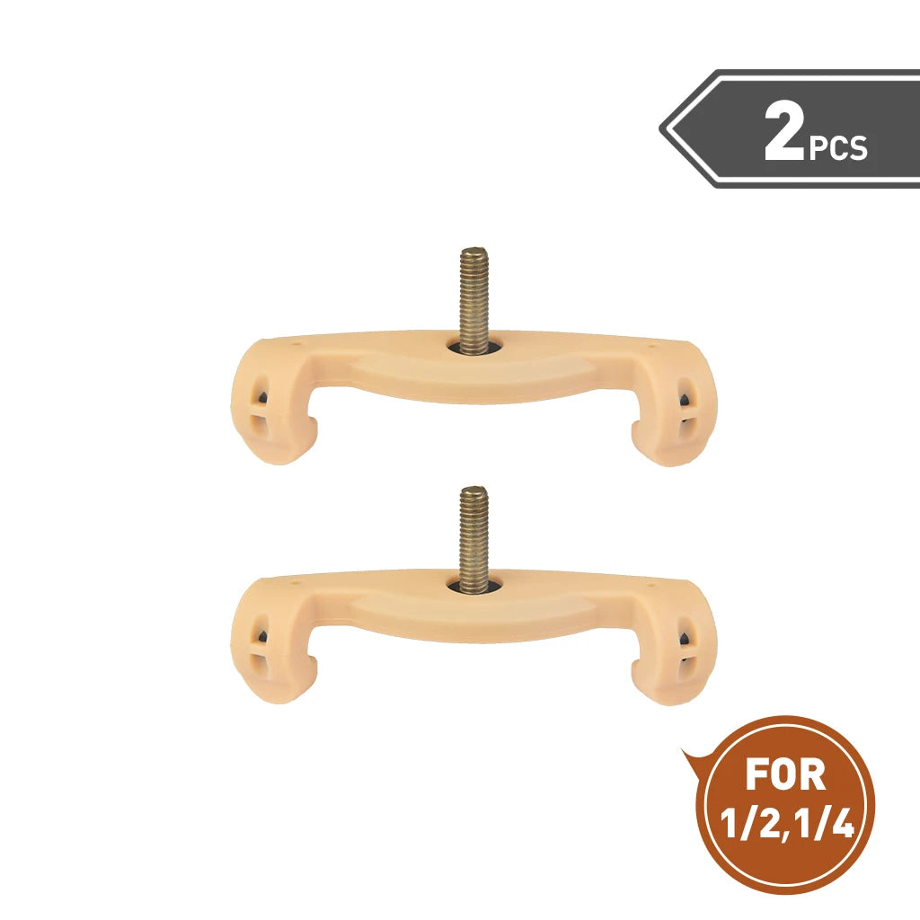NAOMI 2pcs/1set Plastic Violin Shoulder Rest Claws Replacement For 1/8 1/4 1/2 3/4 4/4 Violin Fiddle Parts Accessories