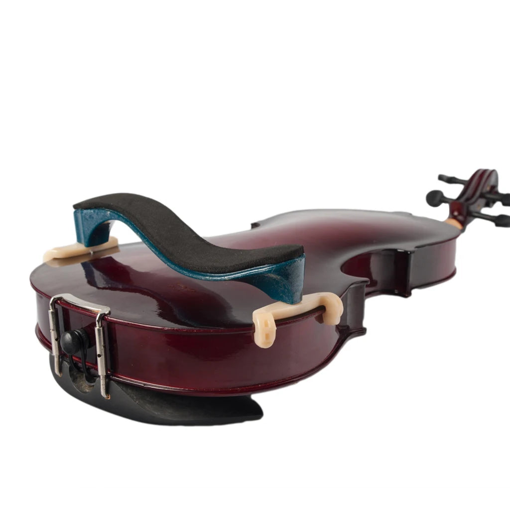NAOMI Light Adjustable Feets Blue Collection Violin Shoulder Rest Maple Wood Fiddle Chin Rest Pads Soft Sponge For 3/4 4/4 Violino Use