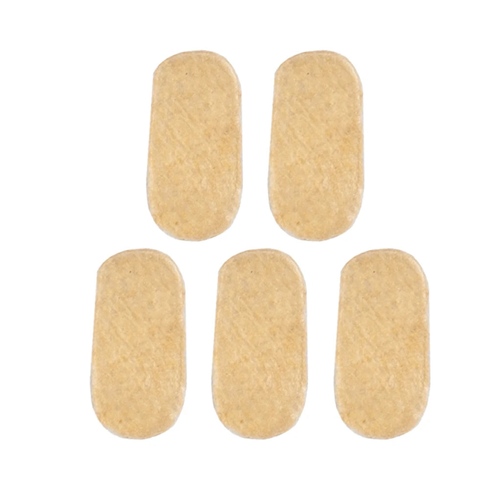 NAOMI 50pcs/set String Protectors Bridge Parchment for E String Violin Viola Parts Gluing Under Musical Instruments Accessories