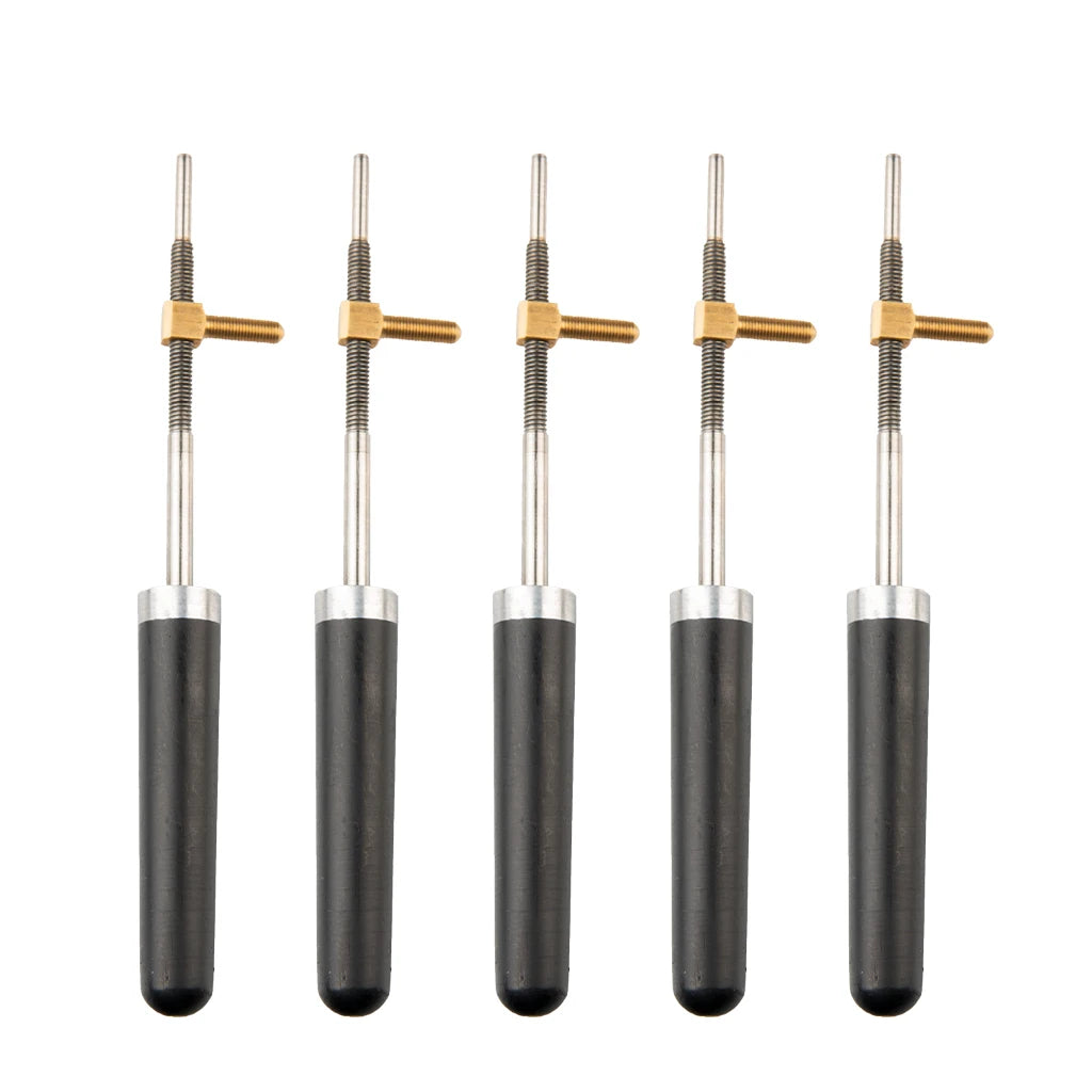 NAOMI Pernambuco Baroque Double Bass Bow Frog Buttons